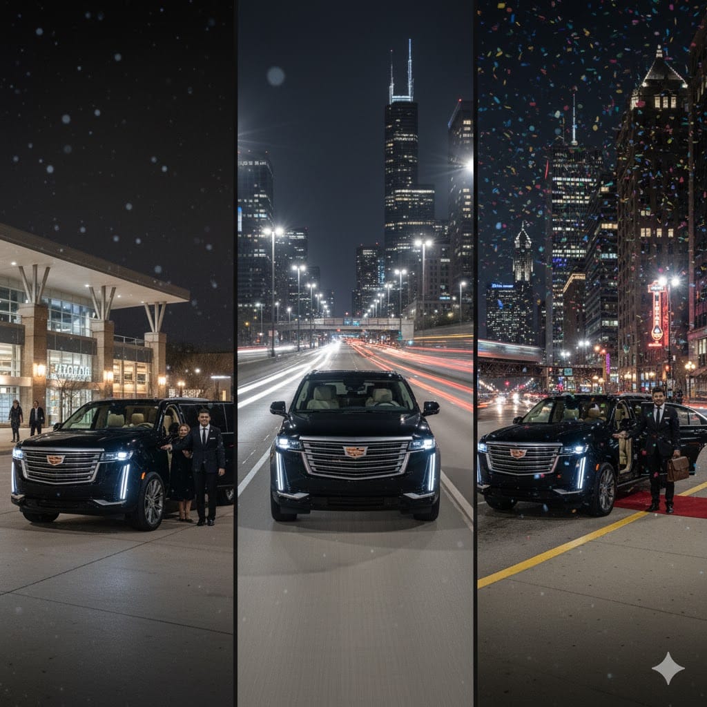 O'Hare to Downtown limo