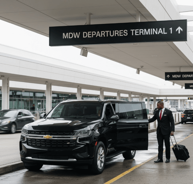 Private SUV to Midway Airport