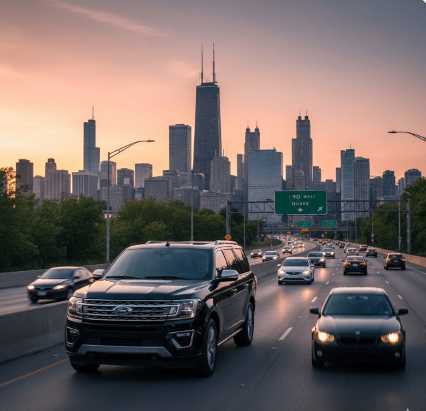 Ritz Carlton to ORD Limo