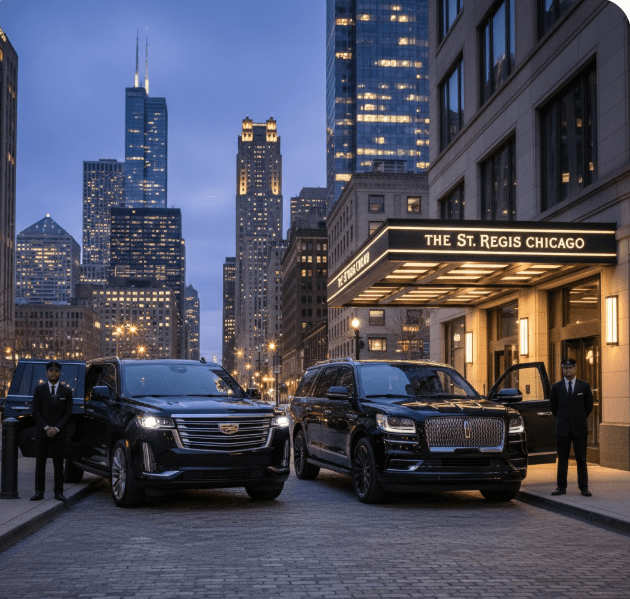 St. Regis to O’Hare SUV Limo St. Regis to O'Hare SUV Limo