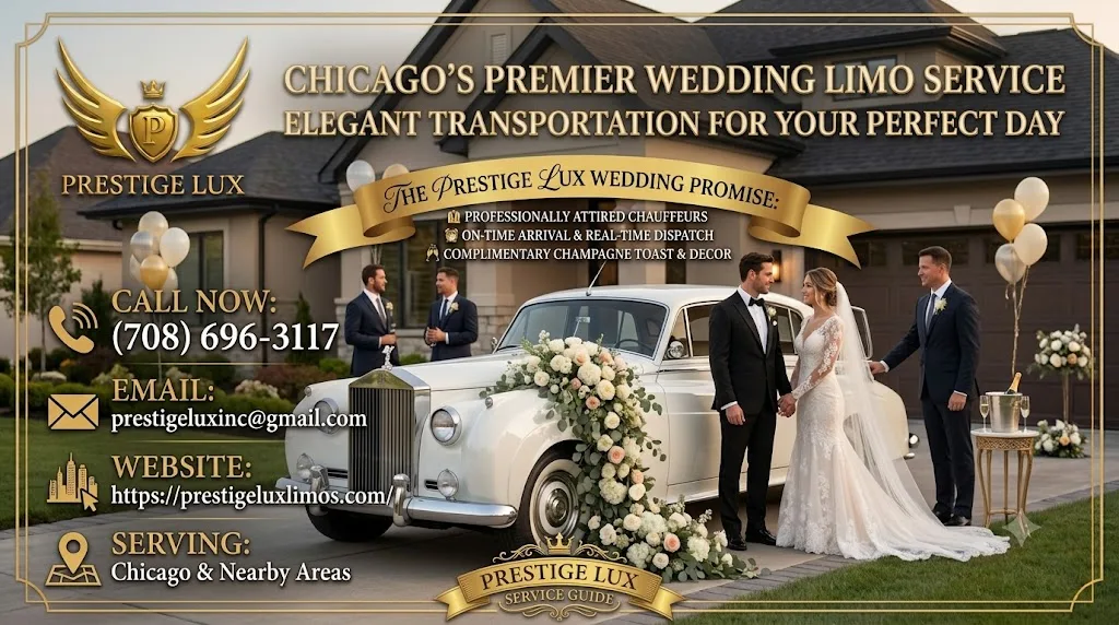 "Chicago wedding limo service"