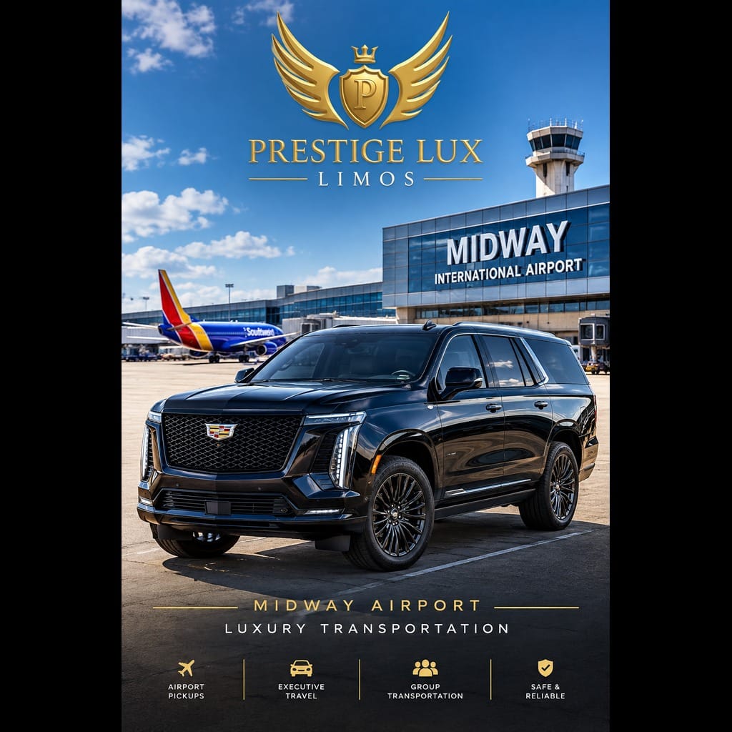 Chauffeur-driven luxury sedan for hiring a personal chauffeur in Chicago